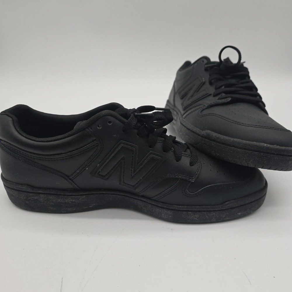 GENUINE NEW BALANCE 480 SIZE 10.5 MENS BLACK LEATHER BASKETBALL SNEAKER BB480L3B